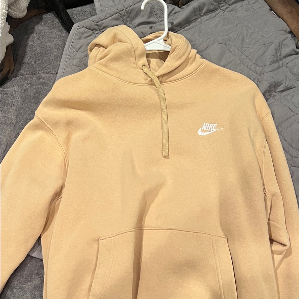 Nike Beige Pullover Hoodie